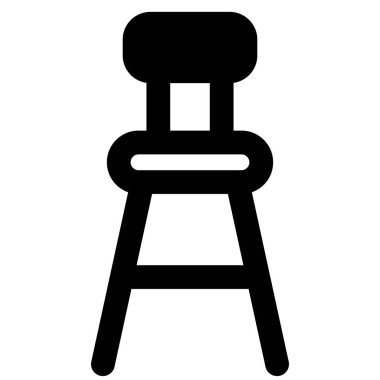 Oturmak için ahşap şık bar taburesi.