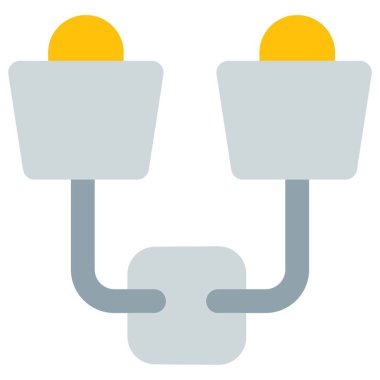 Sconce, duvar için dekoratif bir aydınlatma armatürü..