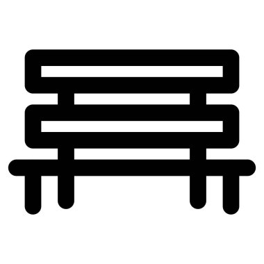 Dinlenmek için kullanılan uzun sıralı bank.