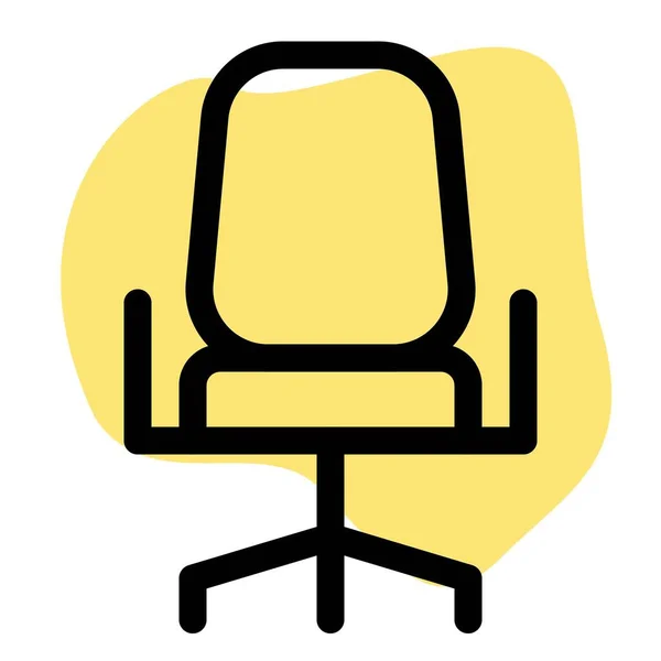 Şle Ilgili Rahatlama Için Ergonomik Ofis Sandalyesi — Stok Vektör