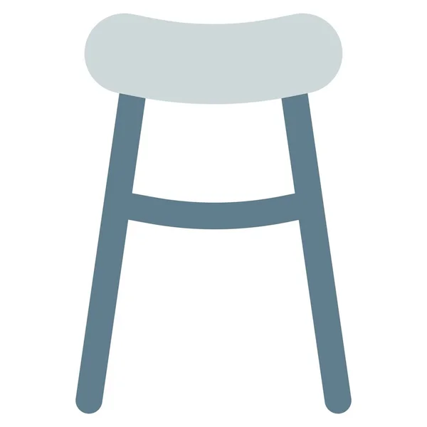 Bar Stool Ένα Είδος Μεγάλης Καρέκλας — Διανυσματικό Αρχείο