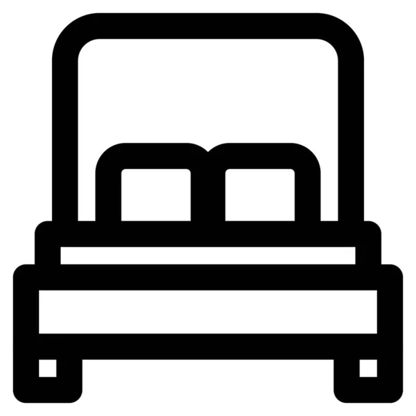 Мерфи Кровать Компактная Мебель Передвижения — стоковый вектор