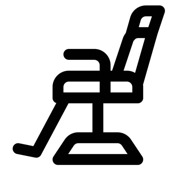 Chaise Inclinable Pour Confort Les Loisirs — Image vectorielle
