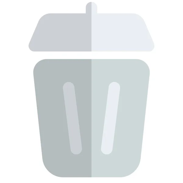 Waste Basket Garbage Disposal — Stock Vector