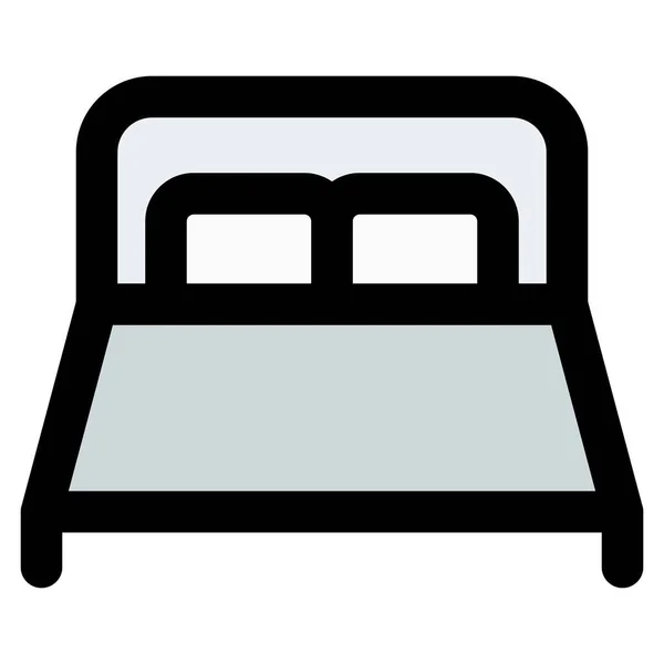 Sleeper Sofa Cum Bed Small Rooms — стоковый вектор