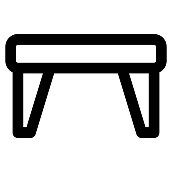 Footrest Dukungan Yang Digunakan Untuk Mengangkat Kaki - Stok Vektor