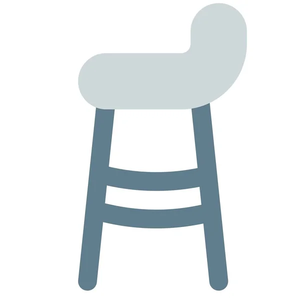 Fezes Bar Cadeira Elegante Para Decoração —  Vetores de Stock