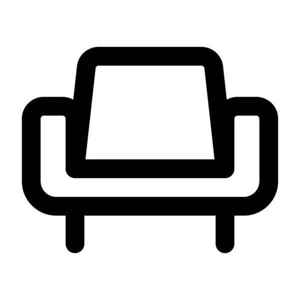 Удобное Кресло Отдыха — стоковый вектор