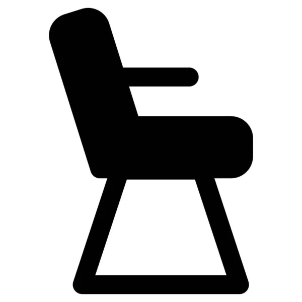 Chaise Bureau Ergonomique Réglable Avec Bureau — Image vectorielle