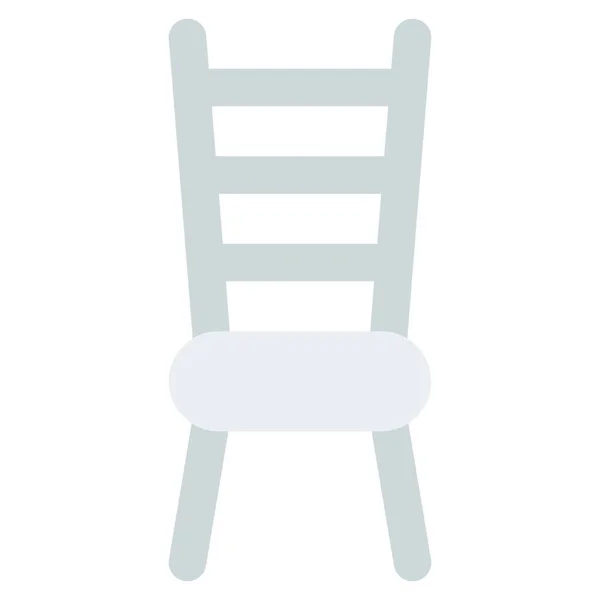 Σκάλα Πλάτη Καρέκλα Παραδοσιακό Στυλ — Διανυσματικό Αρχείο