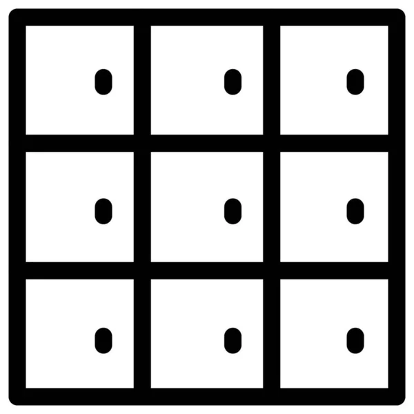 Кубики Полиця Зберігання Предметів — стоковий вектор