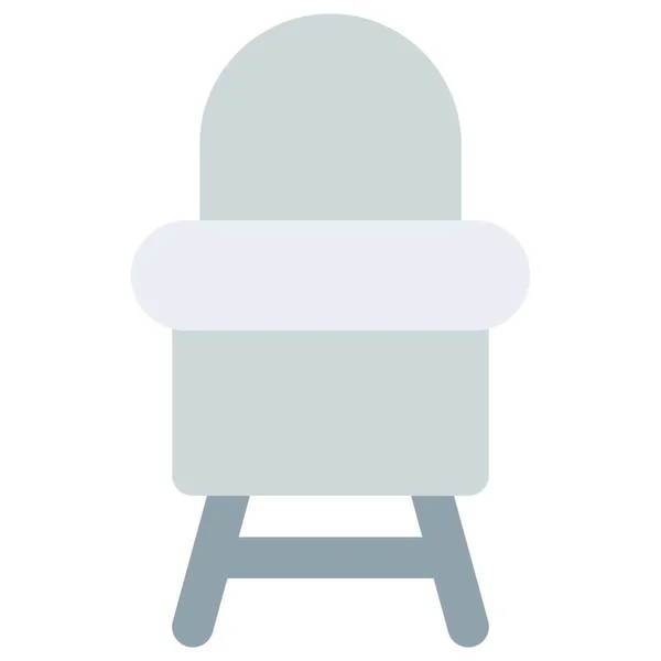 Cadeira Alta Bebê Para Comer Refeições —  Vetores de Stock