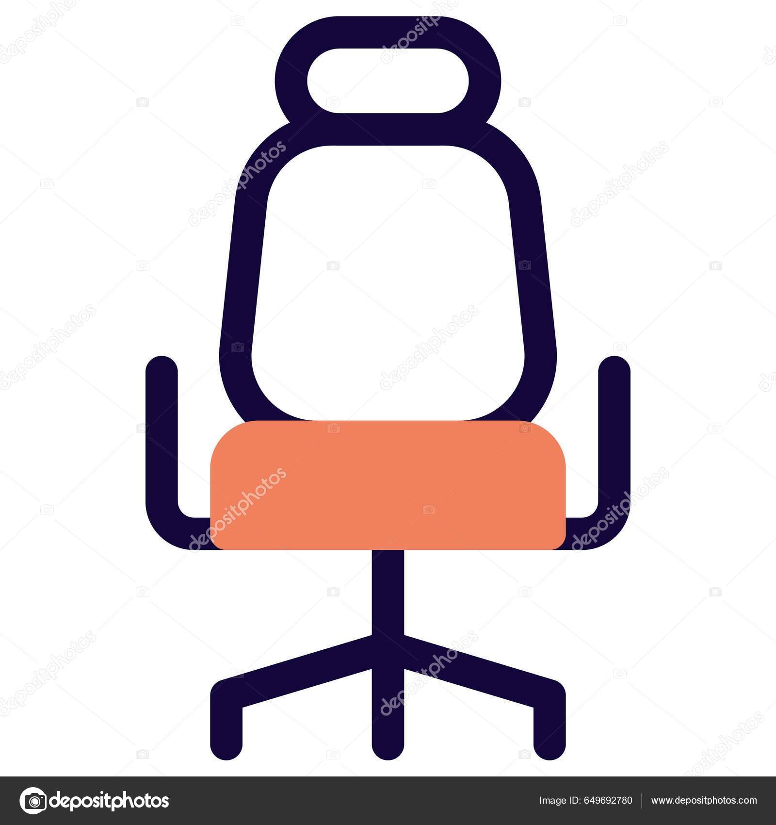 Ψηλή Και Άνετη Εργονομική Καρέκλα Γραφείου Διανυσματικό Αρχείο από  ©get4net649692780