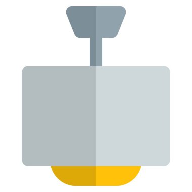 Ampul donanımlı tavan armatürü.