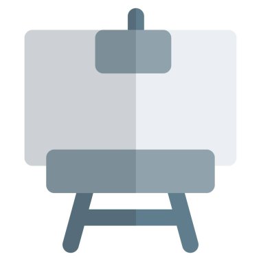 Easel, resim yapmak için kullanılan bir tripod..