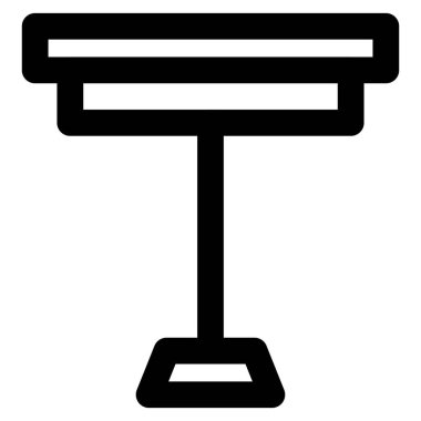 Modern bir sehpa tasarımı..