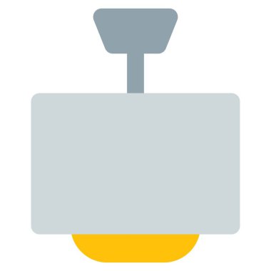 Ampul donanımlı tavan armatürü.