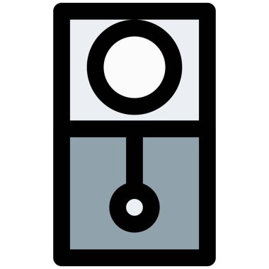 Yaşam alanı için klasik tasarım saati.