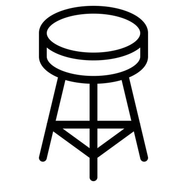 Dışkı, arkası ve kolu olmayan bir koltuk..