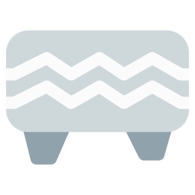 Ayak masajı için kullanılan yastıklı tuffet