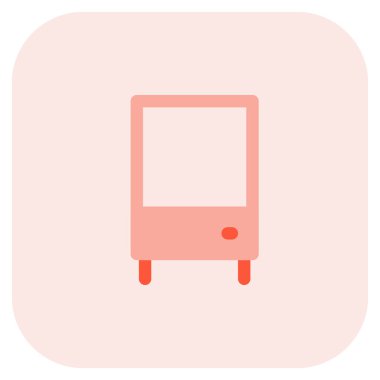 TV vektör illüstrasyonu, mobilya ögesi 