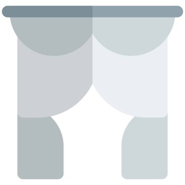 Zarif perdeleri ya da perdeleri indirin.