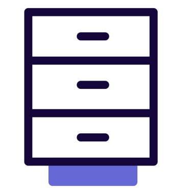 Gerekli şeyleri depolamak için çok katlı dolap..