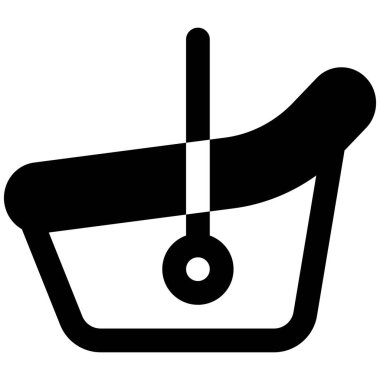 Yeni doğan için sallanan bir beşik.