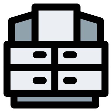 Çeşitli aksesuarları saklamak için kuaför kibri