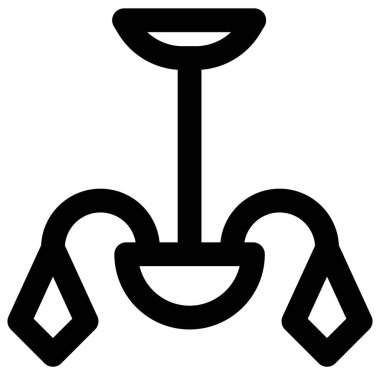 Tavan için süslü bir aydınlatma, avize..