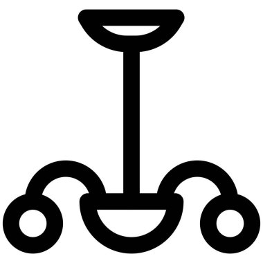 Antika tasarımlı bir aydınlatma armatürü..