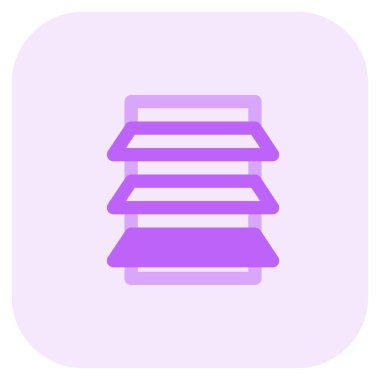 Depolama ve düzenleme için raf seti