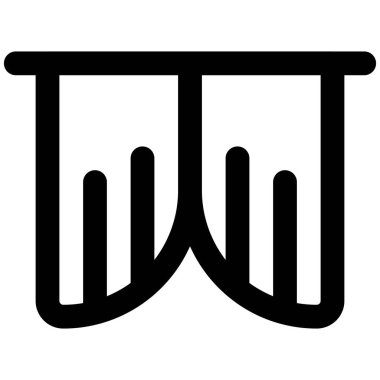 Perdeler pencereleri kapatmak için kullanılır.