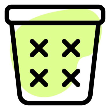 Atık taşımak için büyük çöp konteynırı.