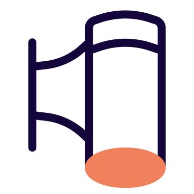 Oda dekoru olarak kullanılan tek bir duvar ışığı