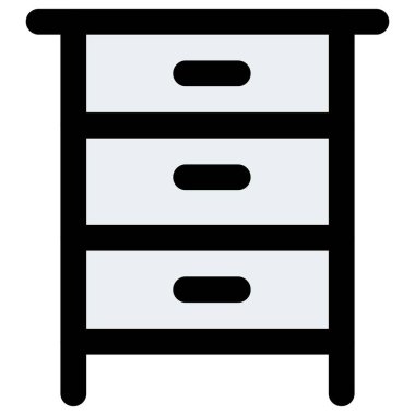 Birden fazla çekmeceli ahşap dolap..