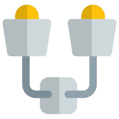 Sconce, duvar için dekoratif bir aydınlatma armatürü..