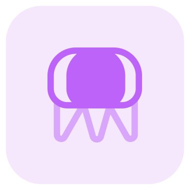 Koltukla eşleşen rahat bir tabure.