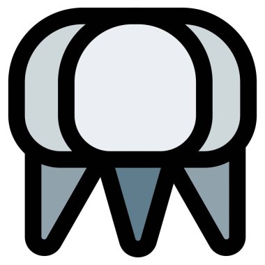 Koltukla eşleşen rahat bir tabure.