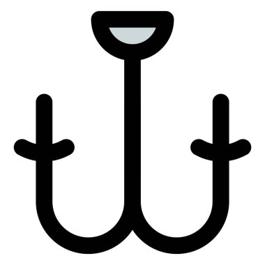 Tavana monte edilecek şekilde tasarlanmış aydınlatma armatürü.