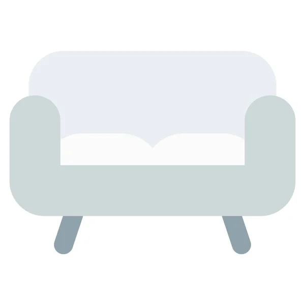 Диван Кровать Мягкая Мебель — стоковый вектор