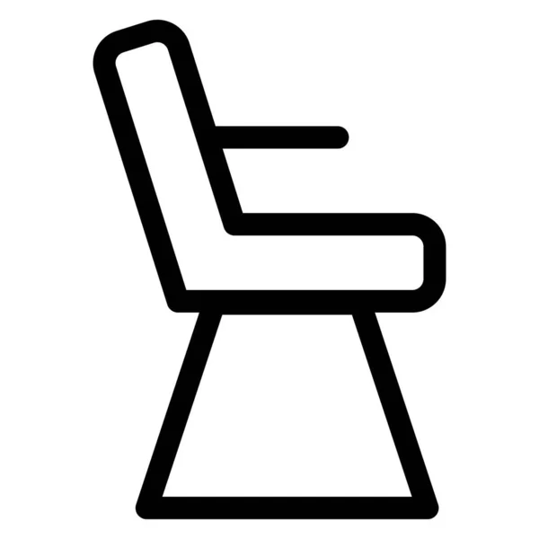 Chaise Bureau Ergonomique Réglable Avec Bureau — Image vectorielle