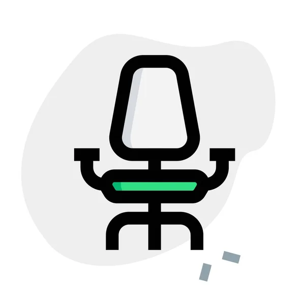 Hohe Sessel Zur Verbesserung Der Haltung Sitzen — Stockvektor