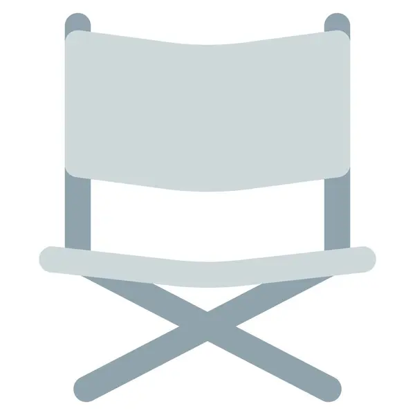 Chaise Confortable Pliable Pour Extérieur — Image vectorielle