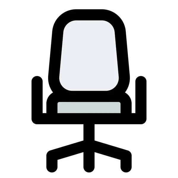 Ergonomiczne Krzesło Biurowe Relaksu Związanego Pracą — Wektor stockowy