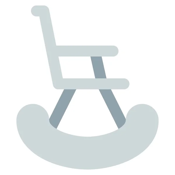 Glider Rocker Swing Chair — Stock Vector