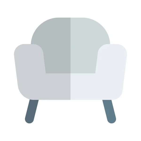 Cadeira Com Peças Laterais Para Apoio Braços — Vetor de Stock