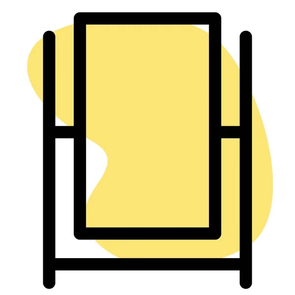 Miroir Pleine Longueur Pour Usage Personnel — Image vectorielle