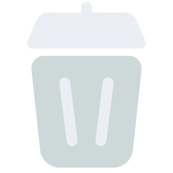 Papierkorb Für Die Müllentsorgung — Stockvektor