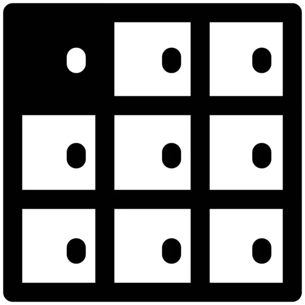 Кубики Полиця Зберігання Предметів — стоковий вектор
